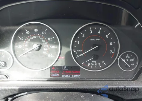 2015 BMW 328 из США, поврежденный, VIN WBA3A5C51FF607512